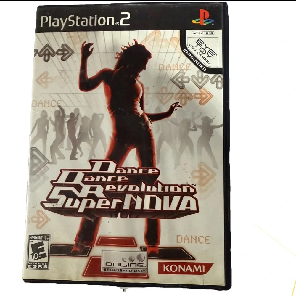 Sony PlayStation 2 Dance Dance Revolution SuperNOVA - Black and Red